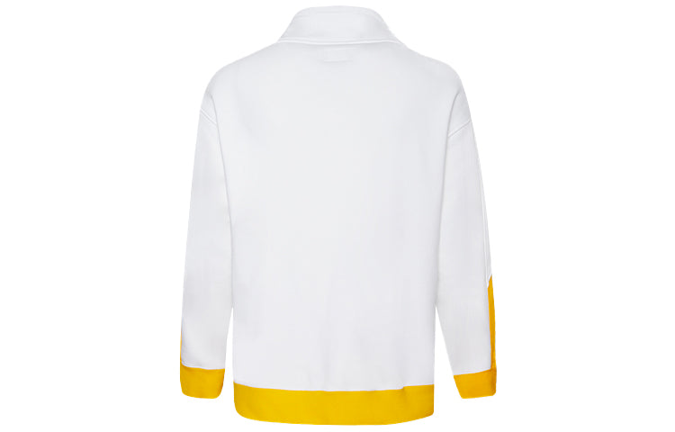 Converse Printed Funnel Neck Sweatshirt Asia Sizing 'Yellow' 10019472-A03