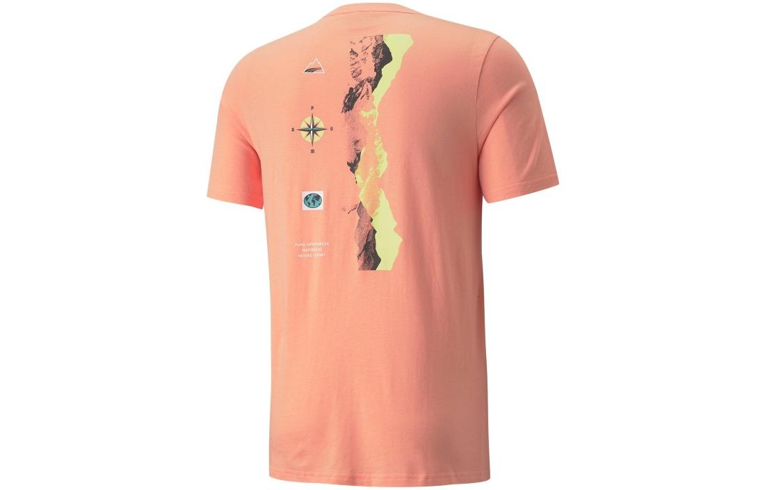 PUMA Nature Camp Graphic Tee 'Pink' 536912-28