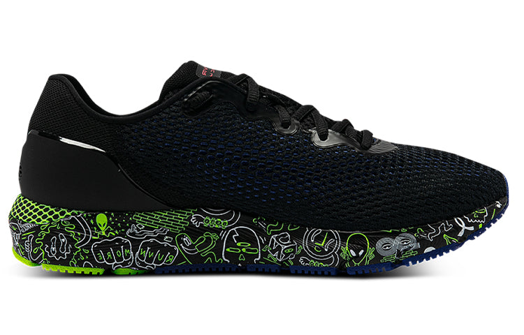 (WMNS) Under Armour Hovr Sonic 4 FnRn CN Sports Shoes Black/Green 3025226-001