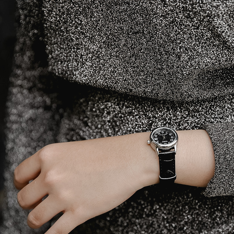 CASIO DRESS Series Quartzes Black Waterproof Black Strap Black Analog LTP-V002L-1B
