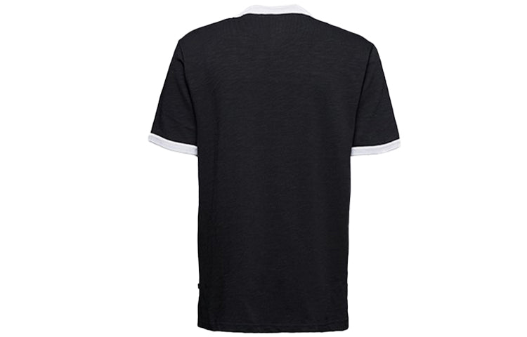 Men's Converse Embroidered Logo Short Sleeve Black 10017344-001