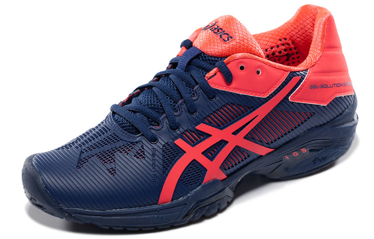 (WMNS) ASICS Gel-Solution Speed 3 Blue/Red E650N-4920