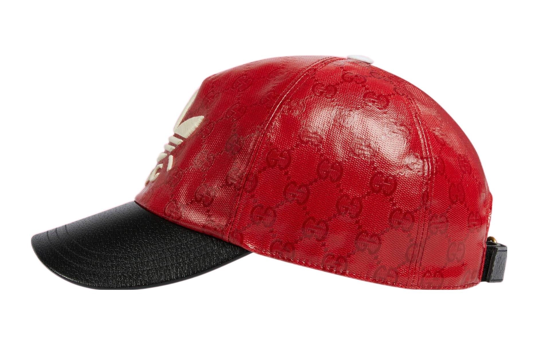 Gucci X adidas GG Canvas Baseball 'Red Black' 724833-4HAUU-6477