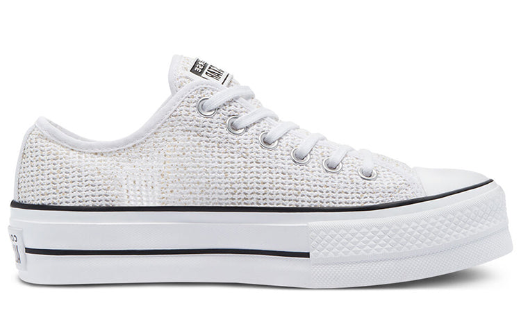 (WMNS) Converse Chuck Taylor All Star Platform Low 'White Speckled' 570792C