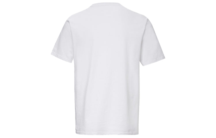 Men's Converse Multi-Color Alphabet Printing Short Sleeve White 10019604-102