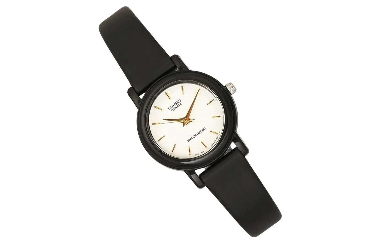 CASIO Unisex Quartz Black White Analog LQ-139EMV-7ALDF