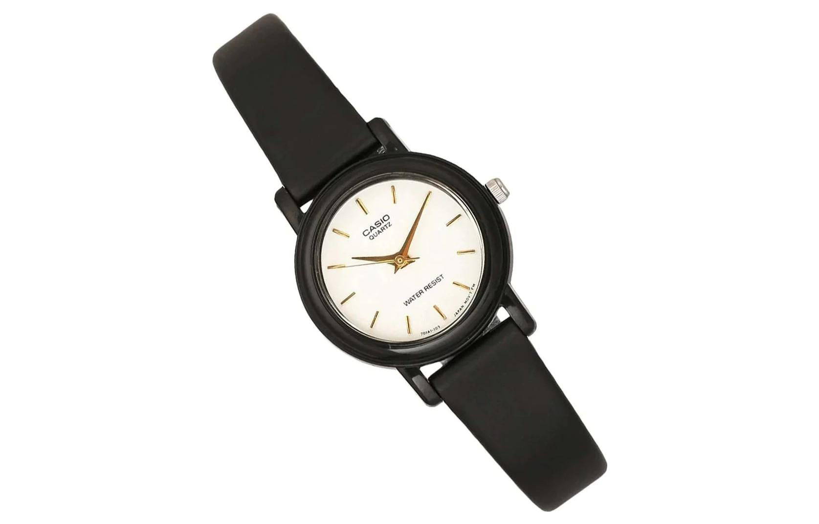 CASIO Unisex Quartz Black White Analog LQ-139EMV-7ALDF
