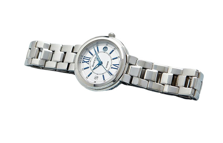 Casio Sheen Analog Watch 'Sapphire Crystal Silver' SHE-4528D-7AUPR