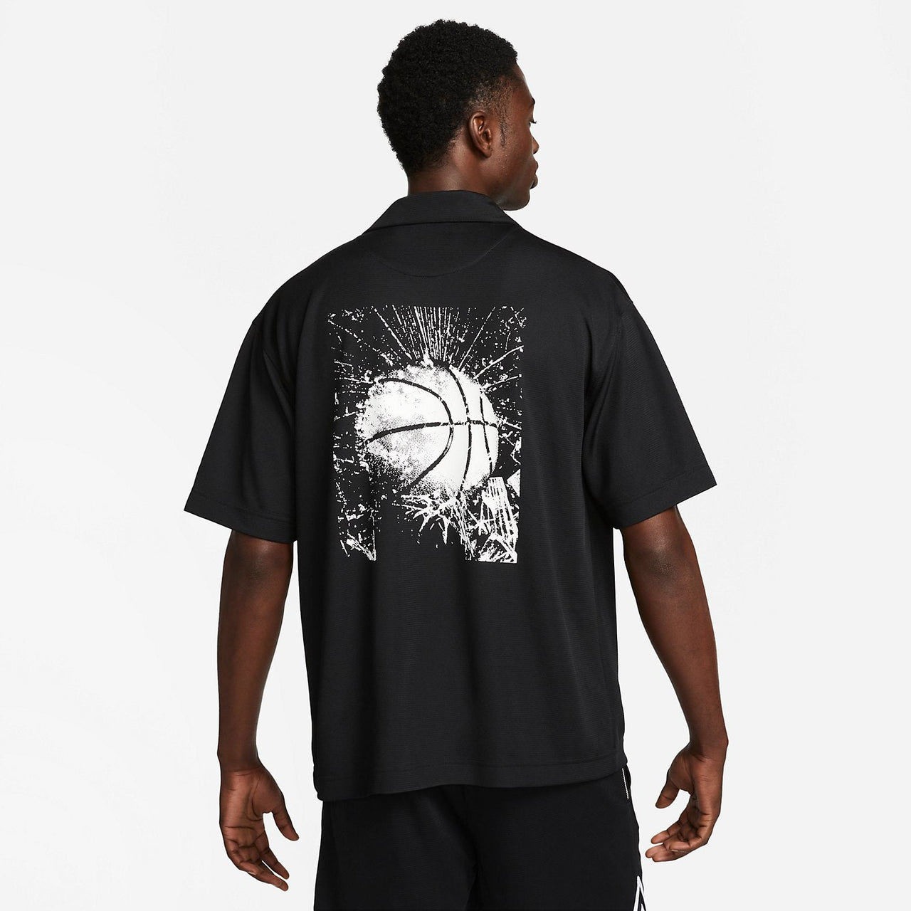 Nike Dri-FIT Short-Sleeve Basketball Shirt 'Black' FB6984-010