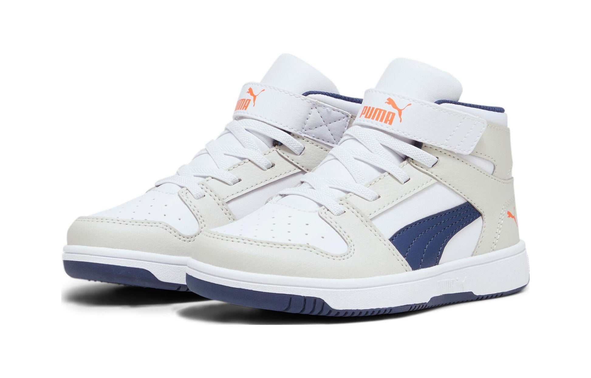 (PS) PUMA Rebound Layup SL V 'White Persian Blue' 370488-23