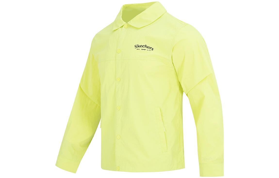 Skechers Casual Jacket 'Black Yellow' L223M028