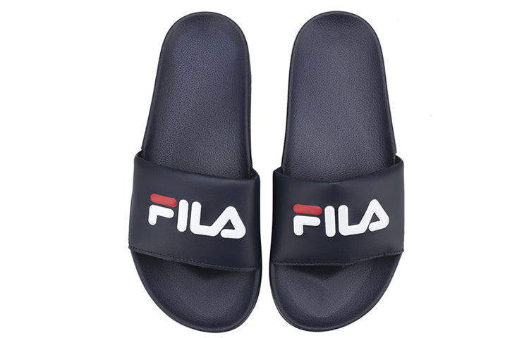 FILA Drifter dark blue Korean Version Slippers FS1SLB1810X-NNV