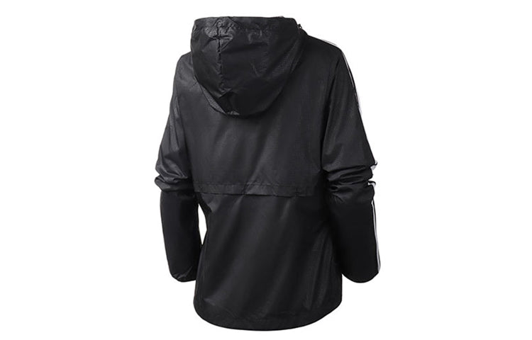 (WMNS) adidas Printing Windblocker Jacket Black EH3917