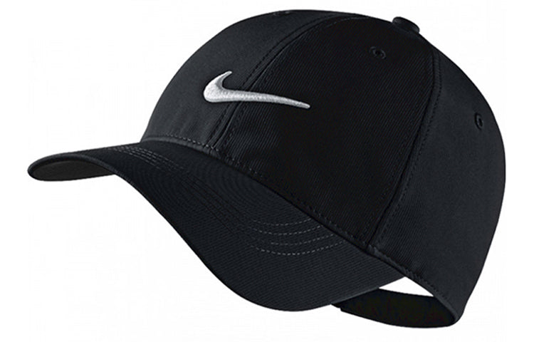 Nike Velcro Legacy 91 Golf Sports Cap Black White 892651-010