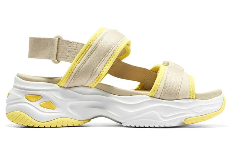 (WMNS) Skechers D'lites 4.0 'Natural Yellow' 119385-NTYL