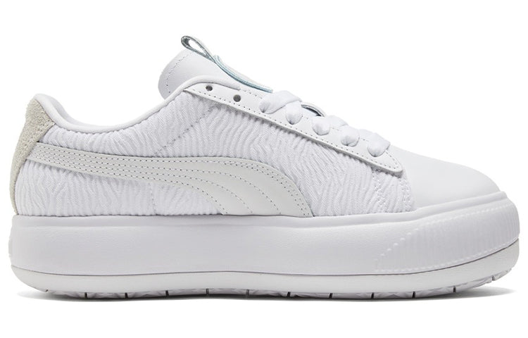 (WMNS) PUMA Suede Mayu ST Sneakers White/Blue 383273-01