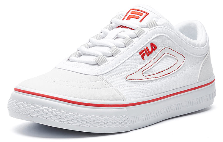 FILA CLASSIC BOARDER skateboard canvas shoes White/red F12M034423FWT