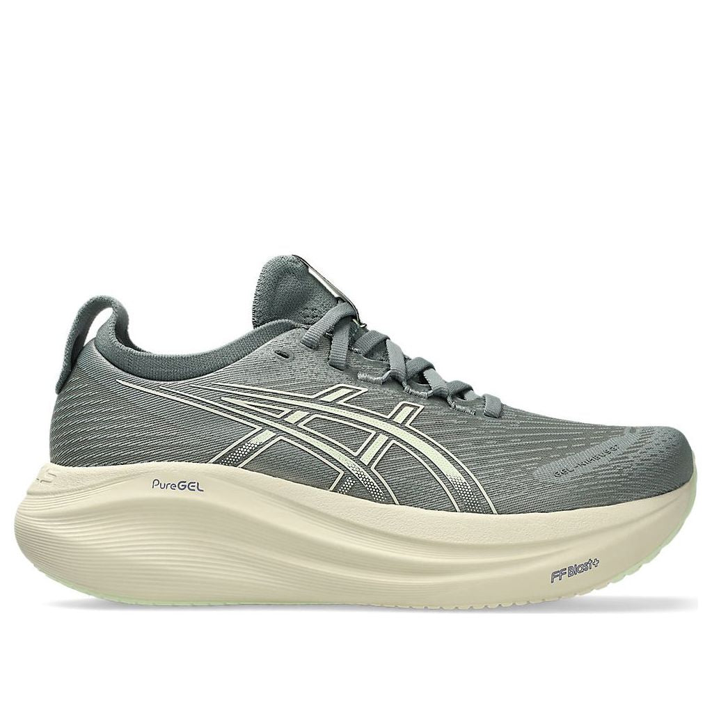(WMNS) Asics Gel-Nimbus 27 Wide 'Monument Blue Whisper Green' 1012B752-402