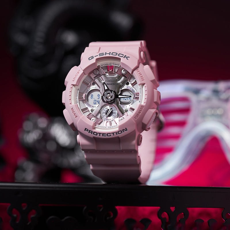 CASIO G-Shock Analog-Digital 'Pink' GMA-S120NP-4APR