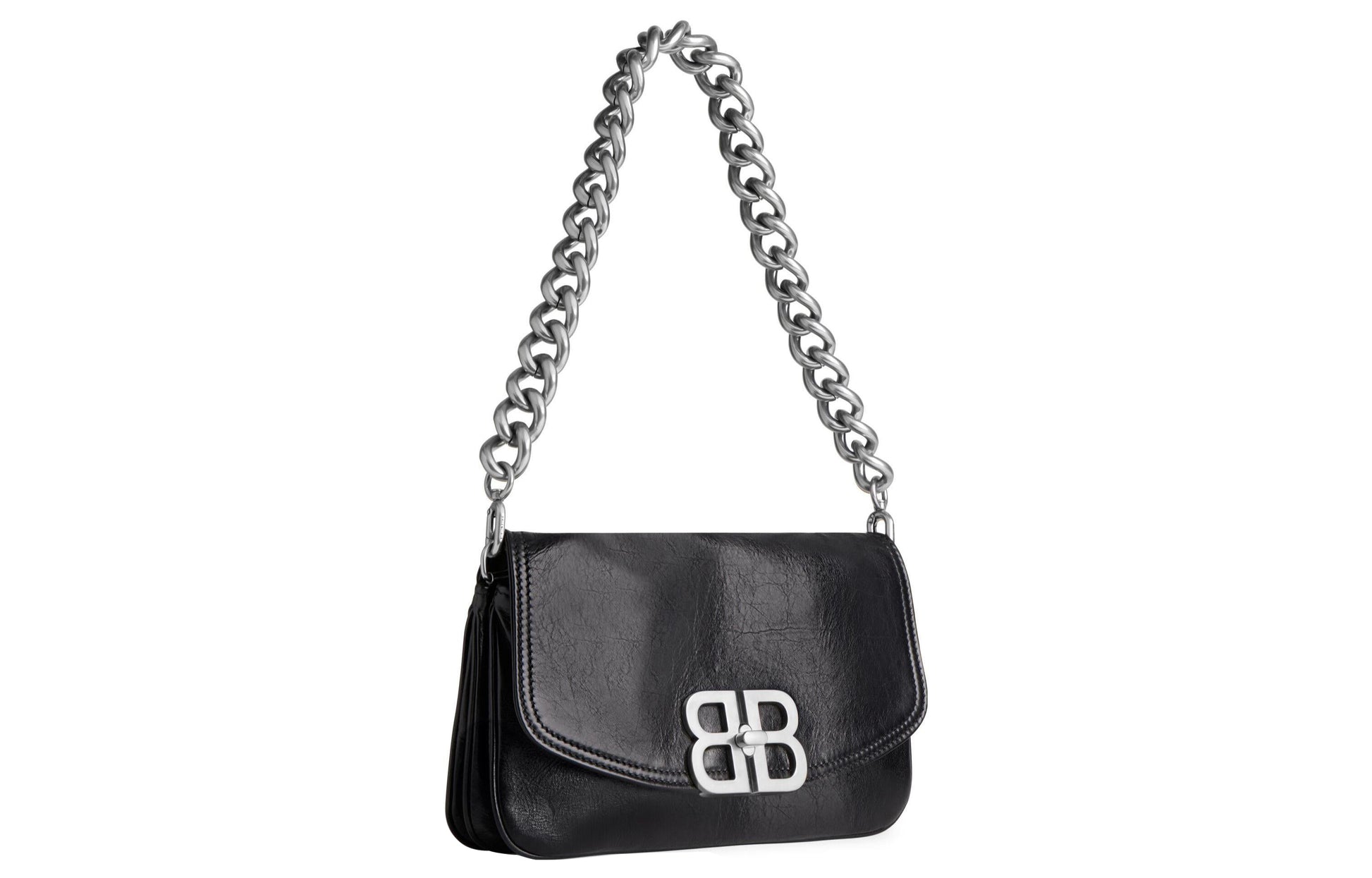 (WMNS) Balenciaga Bb Soft Small Flap Bag 'Black' 7485982AAIY1000