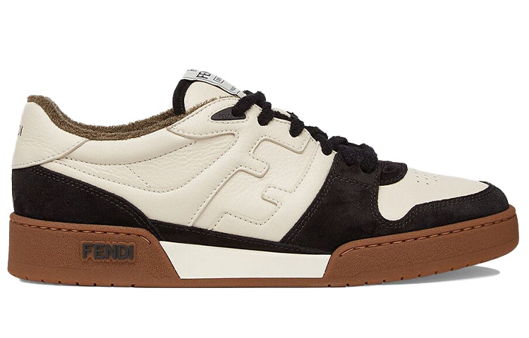 Fendi SS26 Match Low Top Suede 'Black Beige' 7E1493AHH2F1FZB