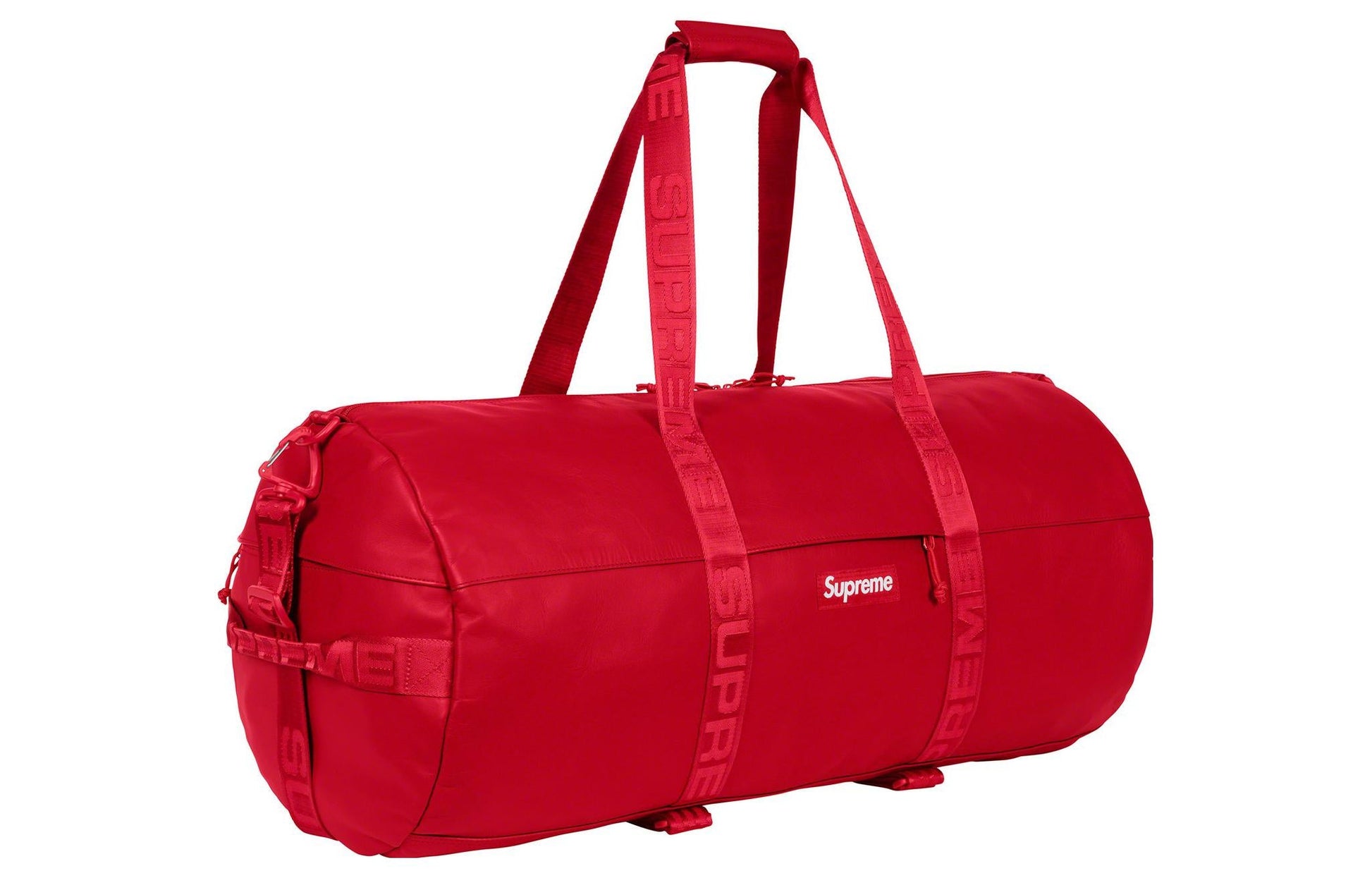 Supreme FW23 Leather Large Duffle Bag 'Red' SUP-FW23-0825
