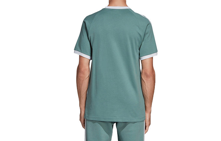 adidas originals Retro Cotton Short Sleeve Green FR7417
