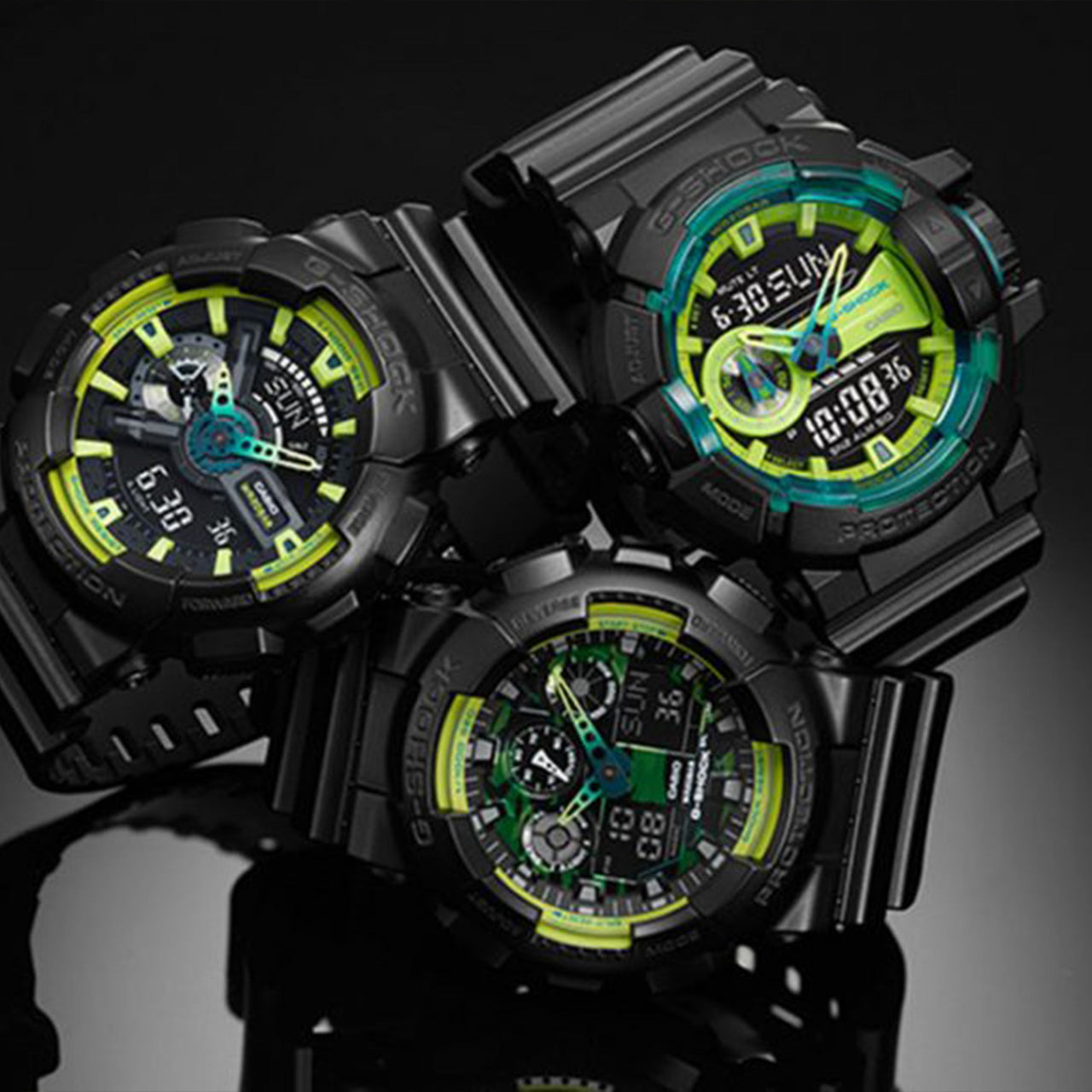 CASIO G-Shock Analog-Digital 'Black' GA-100LY-1A