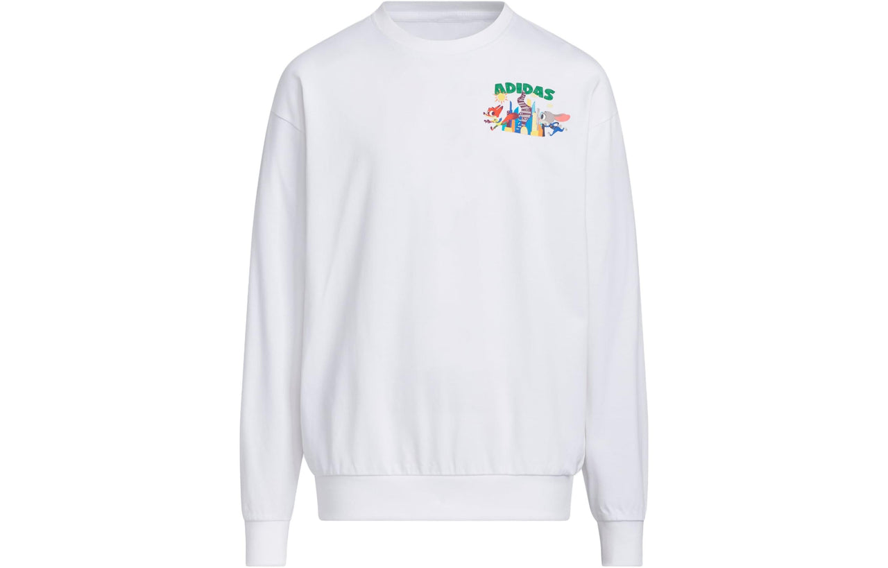 (GS) adidas x Disney Zootopia Sweatshirt 'White' IK6067