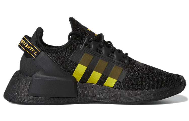 (GS) adidas NMD_R1 V2 J 'Black Yellow Gradient' GY1397