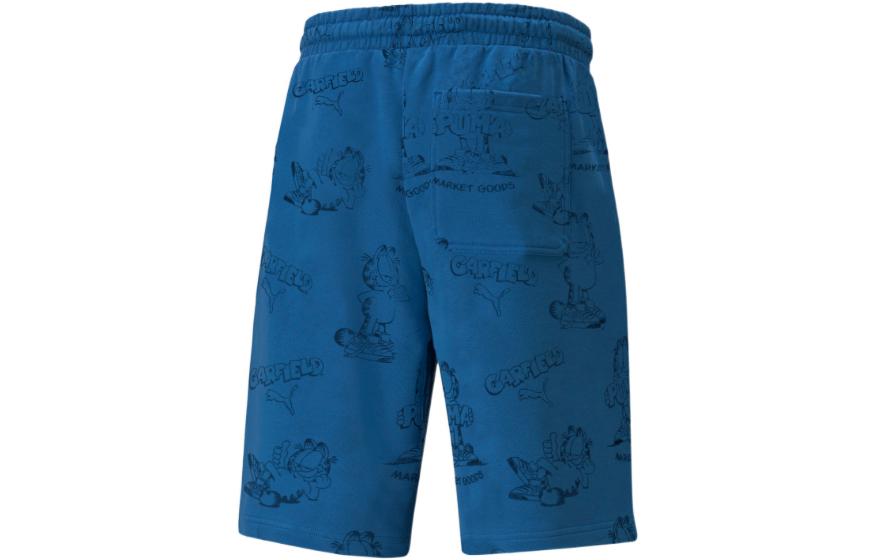 PUMA x Garfield Printed Shorts 'Vallarta Blue' 534437-48