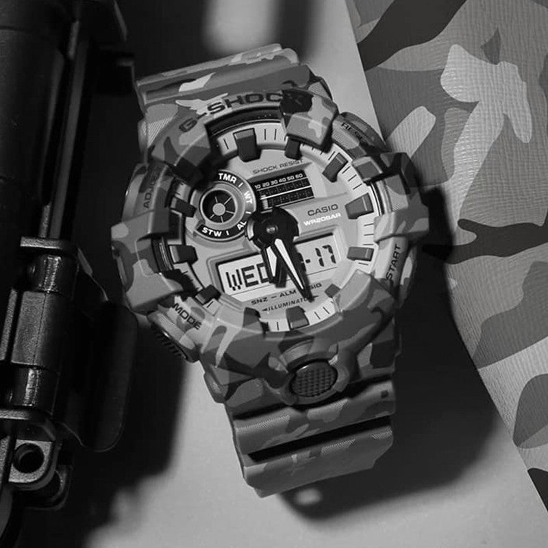 CASIO G-Shock Analog-Digital 'Black Grey' GA-700CM-8A