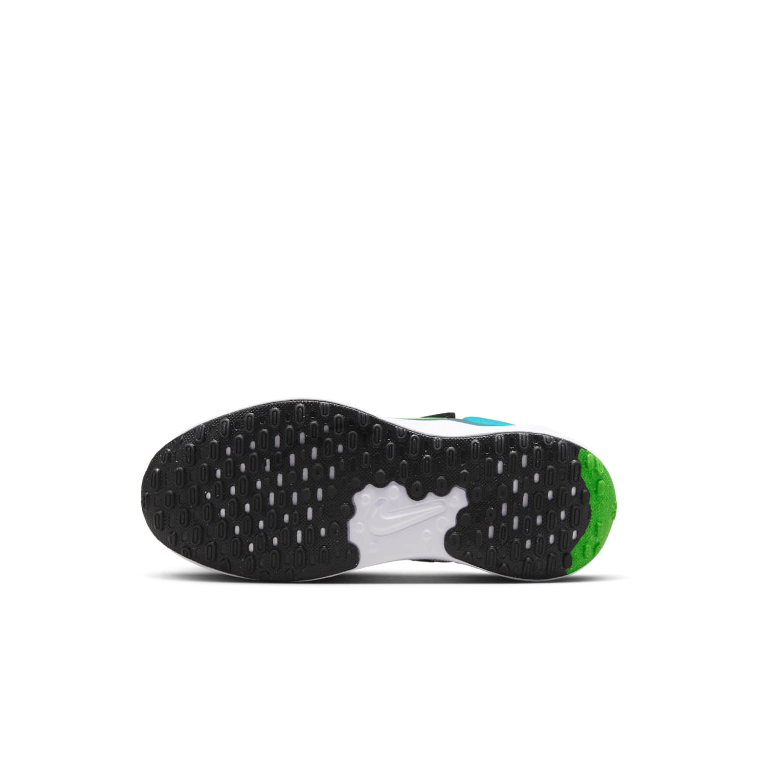 (PS) Nike Revolution 7 'Football Grey Green Strike' FB7690-005