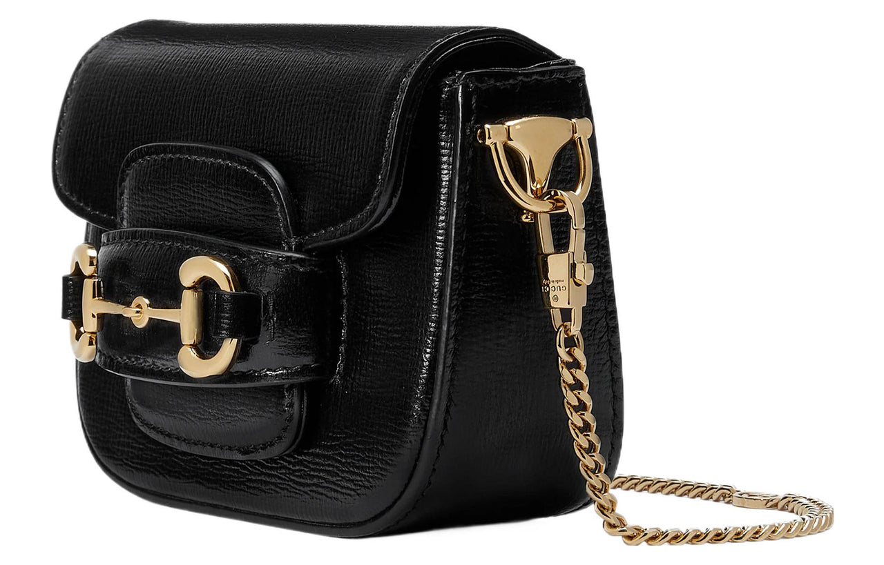 (WMNS) Gucci Horsebit 1955 Super Mini Bag 'Black' 760253-AAA7G-1000