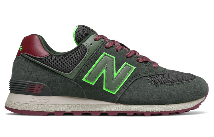 New Balance 574 'Dark Olive Energy Lime' MT574ATC