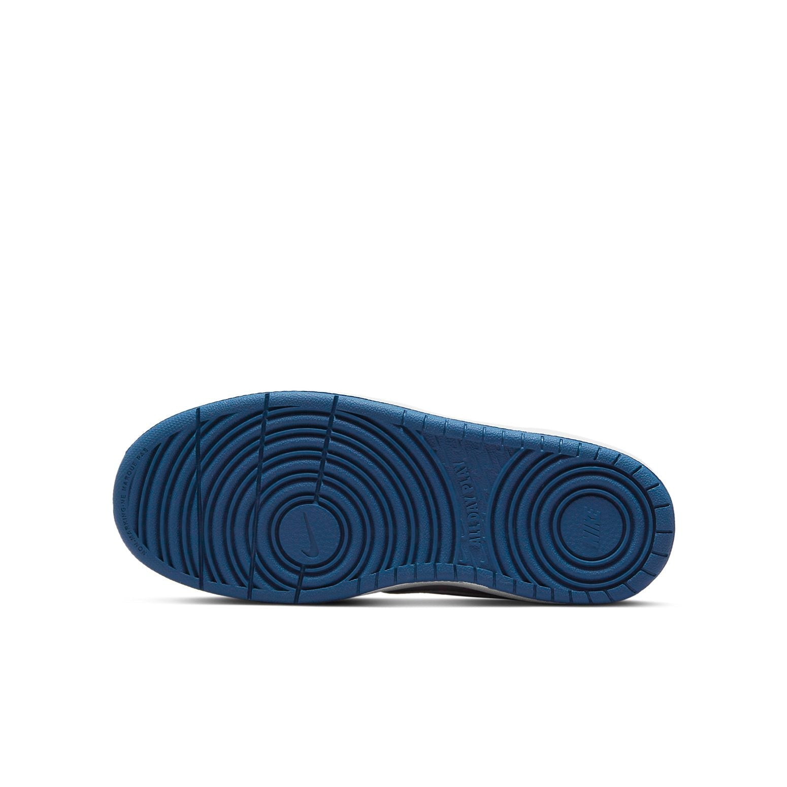 (GS) Nike Court Borough Low 2 'Grey Fog Mystic Navy' BQ5448-016