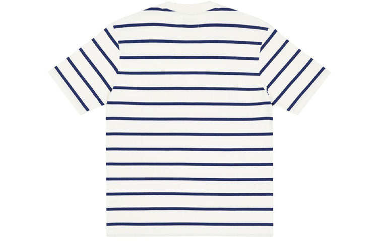 PALACE Healtily Stripe White/Blue Logo Tee P20ES081