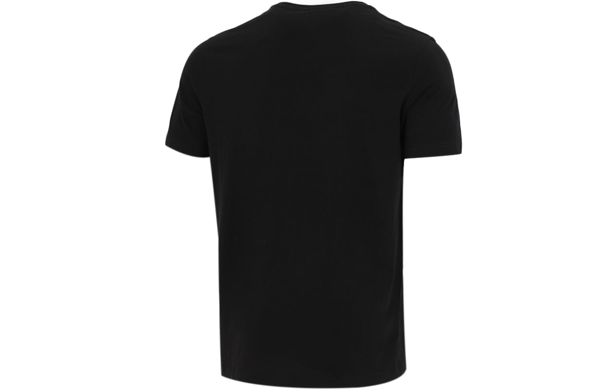 PUMA Sports Training Breathable Round Neck Short Sleeve Black 589015-51