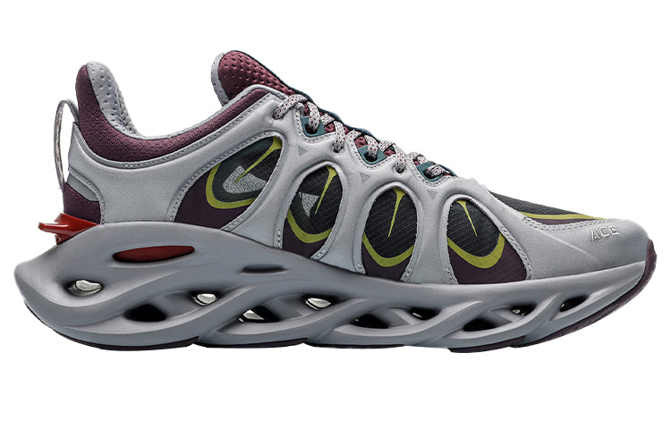 (WMNS) Li-Ning Arc 'Grey Burgundy' ARHP226-3