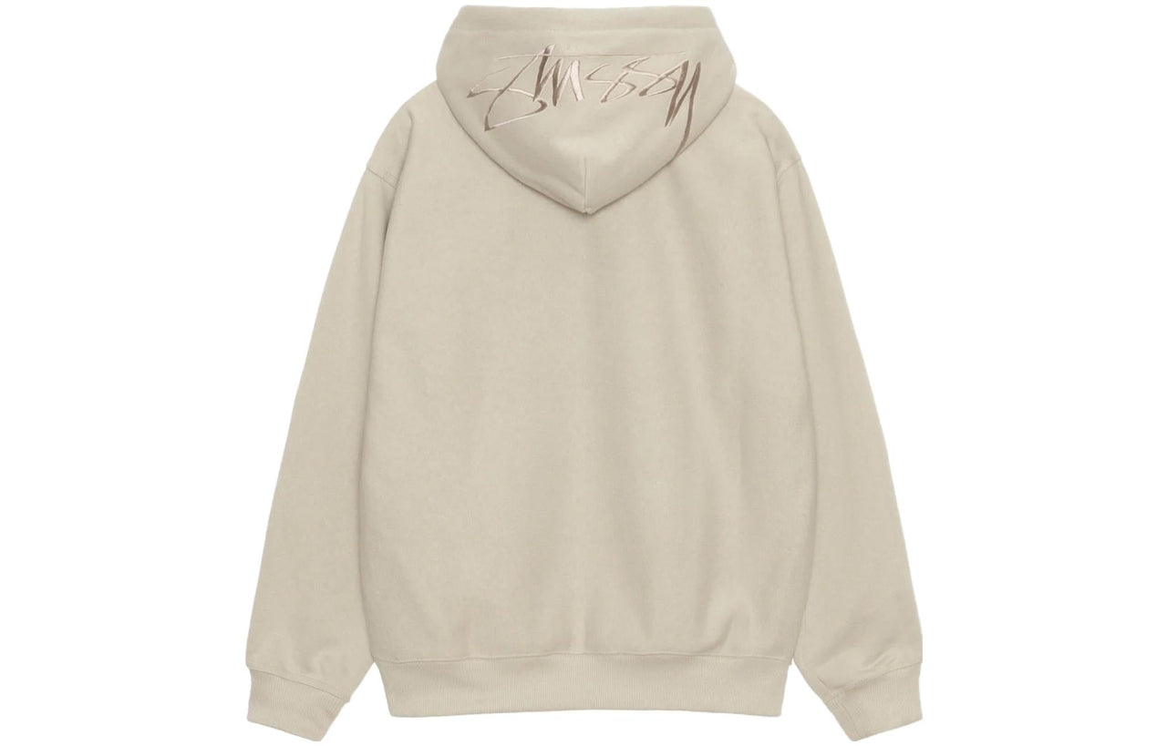 Stussy Back Hood Appliqu Hoodie 'Khaki' 118472-KHAKI