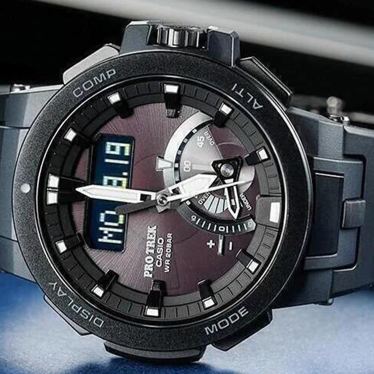 Casio Pro Trek Mountaineering Analog-Digital Watch 'Black Metallic White' PRW-7000FC-1BPR-PERSON