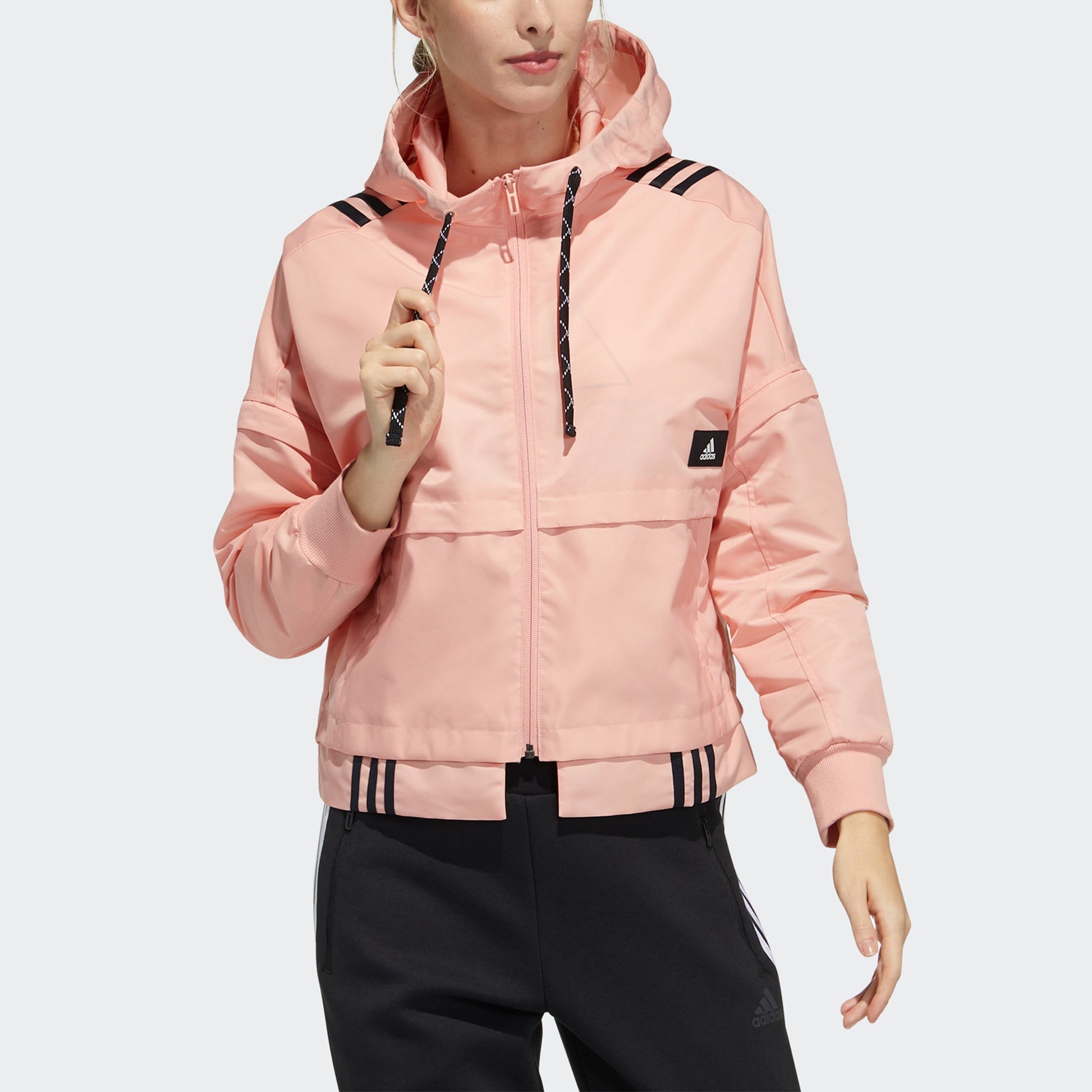 (WMNS) adidas Str Jkt Light Detachable Sleeve Sports Pink Red Jacket GT4405