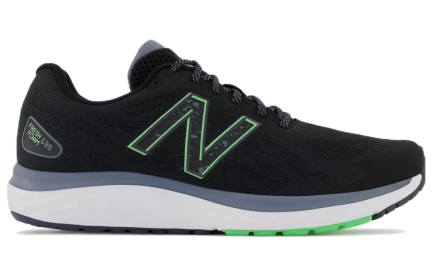 New Balance Fresh Foam 680v7 'Black Vibrant Spring' M680NK7