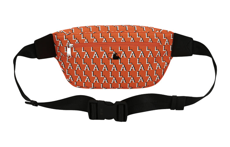 MLB Monogram Series LA Los Angeles Dodgers fanny pack Orange 32BGC4011-07O