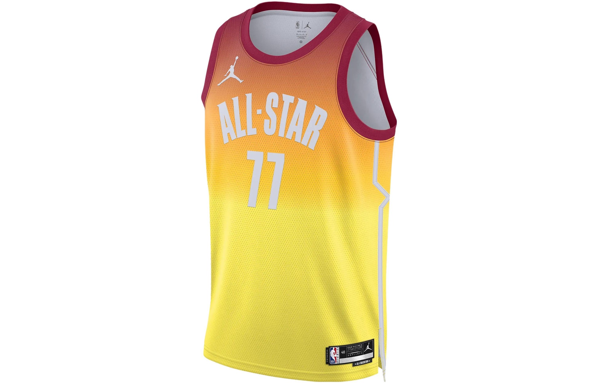 Air Jordan x NBA All-star Weekend Luka Doni Jersey 'Orange Yellow' DX6330-605
