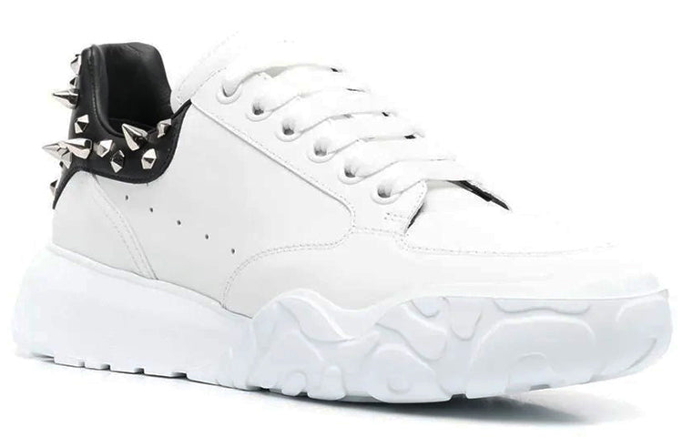 Alexander McQueen Court Trainer 'Studded - White Black' 705808WICD59089