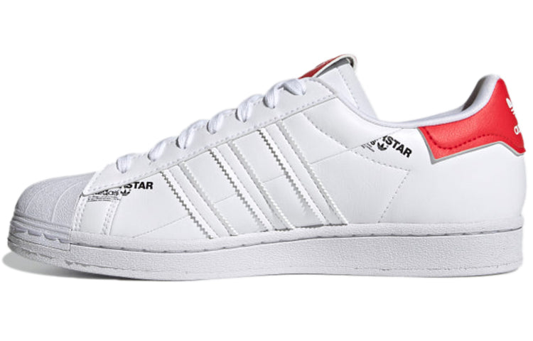 adidas Superstar 'White Vivid Red' GV7672