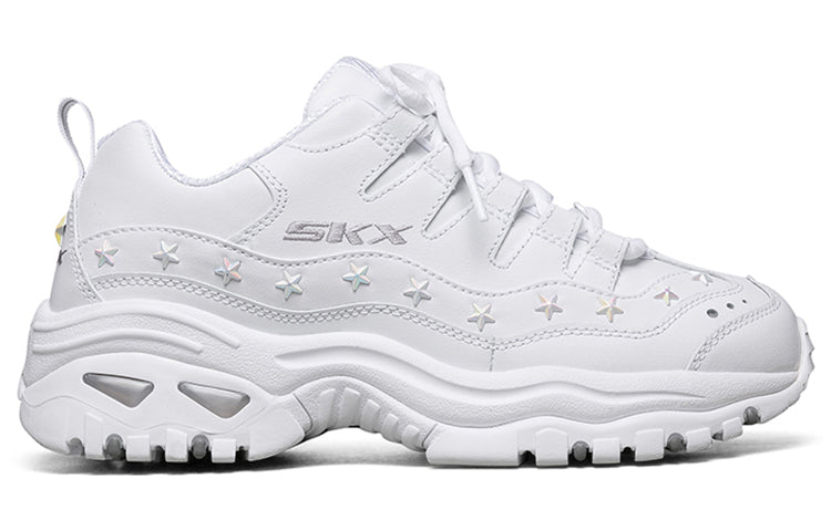 (WMNS) Skechers Energy White/Gray 149084-WSL