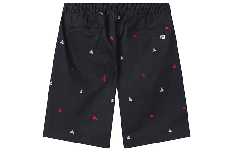 FILA Embroidered Pattern Woven Sports Shorts Blue F51M121811F-NV