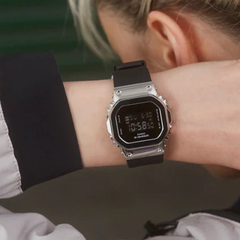 CASIO G-Shock Digital 'Black Silver' GM-S5600-1JF